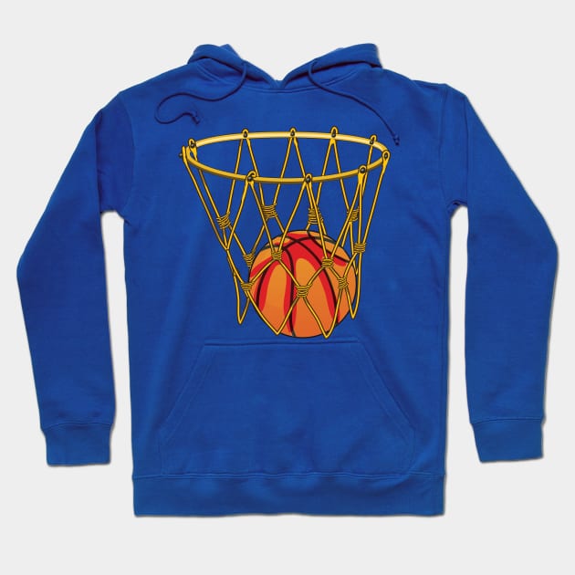 Basketball Hoop Hoodie by nickemporium1